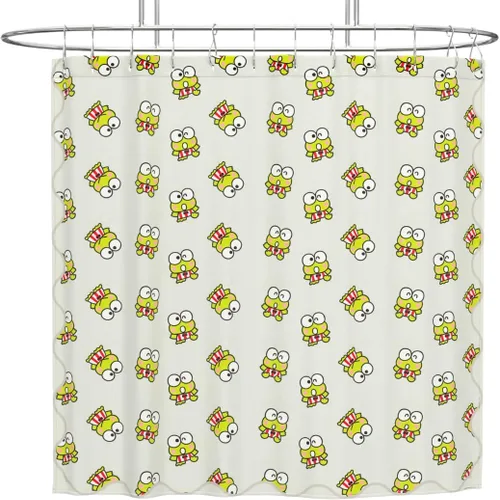 Miniatura 22 de Dr. Seuss The Grinch Holiday - Juego de cortinas de ducha de 13 piezas, cortina de tela de 72 x 72 pulgadas con ganchos, decoración de baño, lavable