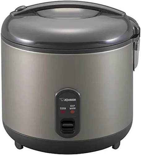 Zojirushi Arrocera y calentador de 1.8 litros (Gris metálico)