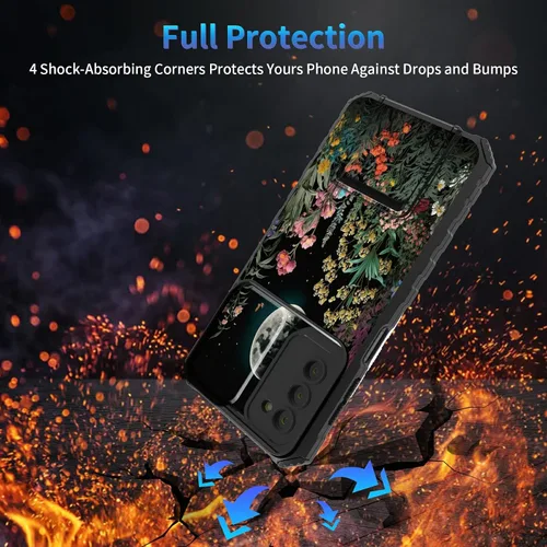 Miniatura 109 de Funda para Samsung Galaxy S22 Ultra 5G, Galaxy S22 Ultra con cubierta de cámara deslizante, funda resistente de doble capa con función atril Black