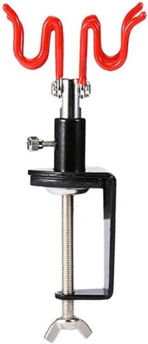 Miniatura 7 de Estación de soporte de pistola de aerógrafo Soporte de plástico para cepillo de aire con capacidad para 3 bolígrafos universales para aerógrafo