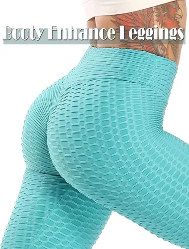 Miniatura 57 de SEASUM - Pantalones de yoga de cintura alta para mujer, con control de abdomen y realce de glúteos, leggings favorecedores para entrenar y correr