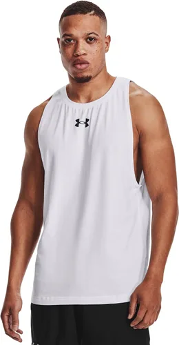 Miniatura 2 de Under Armour Camiseta de Algodón sin Mangas de la Línea Baseline para Hombre