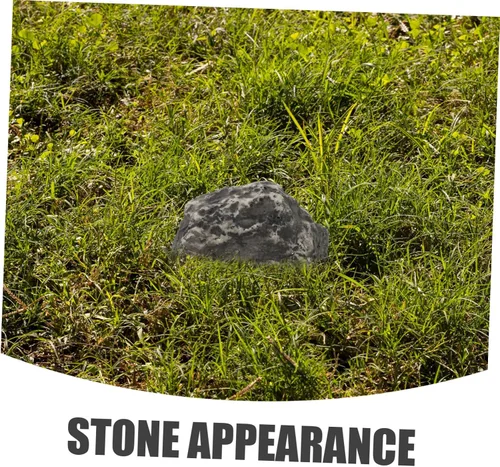 Miniatura 5 de Outanaya 1 llavero de piedra artificial realista para uso al aire libre, almacenamiento discreto para jardín, material de resina duradero