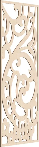Miniatura 149 de Bridgewater - Paneles de pared decorativos de madera con calado, 9 3/8 pulgadas de ancho x 24 3/8 pulgadas de alto x 1/4 de alto, nogal