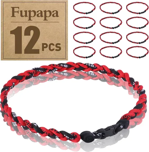 Miniatura 9 de Paquete de 12 collares de béisbol de alta calidad, collares deportivos multicolor de 18 pulgadas, ideal para regalos de equipo de béisbol, recuerdos