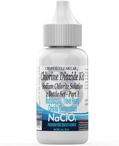 Miniatura 3 de Crystal Clear Lab - Dióxido de cloro – Solución de ácido cítrico de 2 onzas en agua destilada (2 botellas)