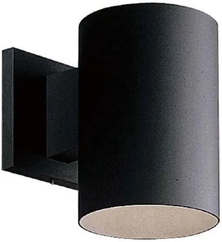 Sunlite 90158 Lámpara de pared cilíndrica moderna de 7 pulgadas, luz descendente minimalista, pantalla de aluminio, 75 vatios máximo, bombilla E26