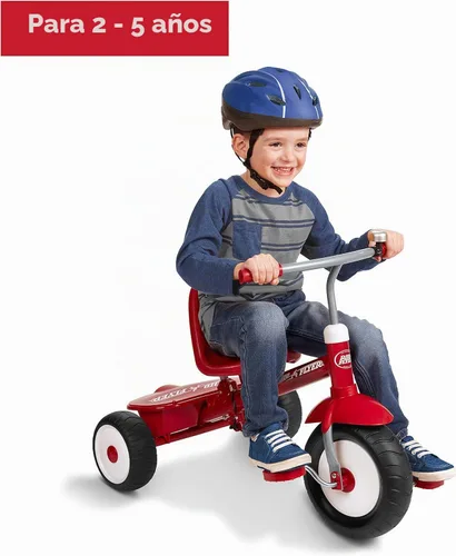 Miniatura 6 de Radio Flyer Deluxe Steer & Stroll Trike, Sencillo, Rosado