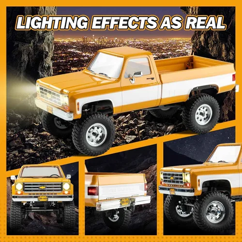 Miniatura 4 de BEEZRC FMS 1/18 RC Crawler FCX18 Chevy K10 RC Truck RTR RC Car Modelo oficial licenciado de auto 4.97 mph 4WD 900mAh Hobby RC Cars Auto a control