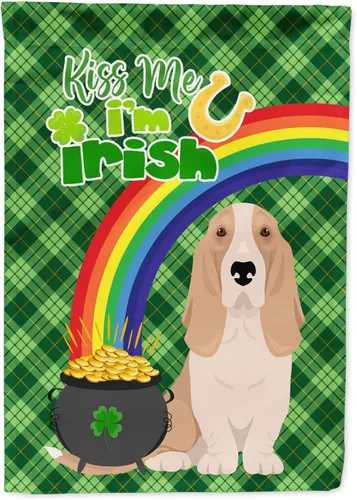 Miniatura 126 de Caroline's Treasures WDK4731GF - Bandera decorativa para jardín del día de San Patricio, color negro y tostado, Airedale Terrier, para jardín