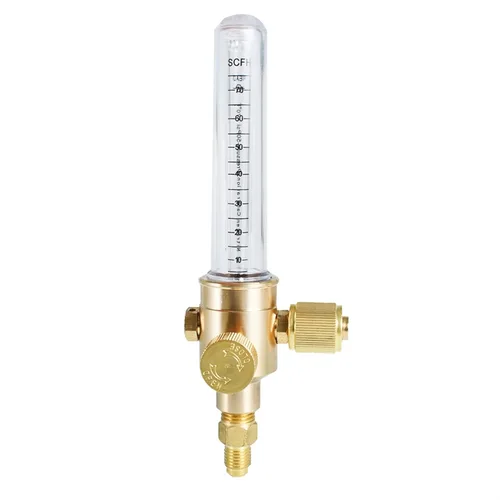 Medidor de flujo de nitrógeno 50PSI 0-75CFH de entrada y salida SAE de 1/4", salida de flujo proporciona control de flujo de gas de precisión para