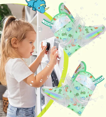 Miniatura 5 de Patines de ruedas ajustables para niños, niñas y señoras con ruedas que se iluminan con flash (edad 3-9), equilibrio de tres puntos, empaque de caja