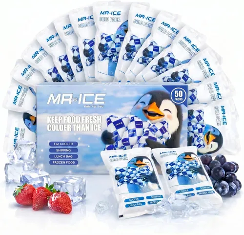 Miniatura 9 de Paquetes de hielo para enfriar y enviar, paquetes de hielo seco de larga duración para envío de alimentos congelados para envío, hojas de hielo