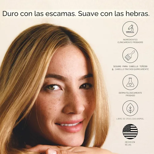 Miniatura 6 de Jupiter Champú anticaspa, acondicionador y exfoliante de cuero cabelludo para cuero cabelludo escamoso, con picazón y seco - Hidrata y reduce