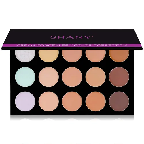 SHANY Paleta correctora de color crema y camuflaje – Capa 2 – Recarga para el juego de maquillaje de 6 capas Mini Masterpiece Collection