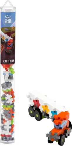 Miniatura 12 de Plus Plus Kit de Bloques de Construcción de Vehículos, Rompecabezas 3D STEM para Niños, 70 Piezas Interconectables - Tubo Mini Fabricante de Aviones