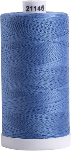 Miniatura 10 de Connecting Threads Hilo de coser 100% algodón, carrete de 1200 yardas (azul almirante)