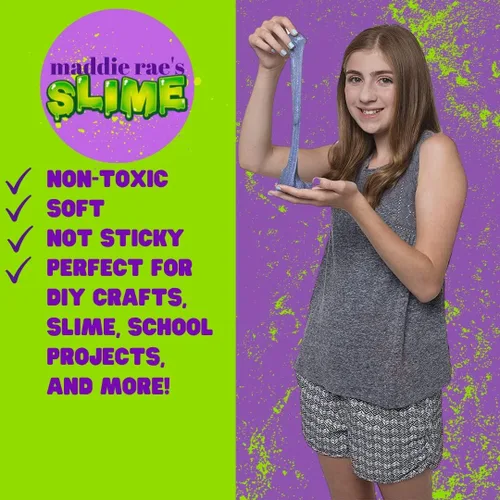 Miniatura 4 de SCS Direct Maddie Rae Slime Clay (20 unidades) - Fórmula de espuma no tóxica, sin ensuciar para efectos únicos de mantequilla cremosa, ideal