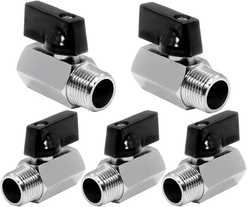 Miniatura 8 de Beduan Válvula de Bola Mini de Latón de 1/2" NPT Válvula de Cierre Hembra x Macho