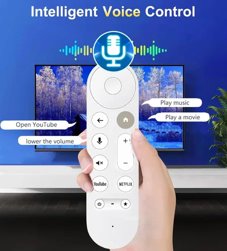 Miniatura 5 de Mando a distancia de repuesto para Chromecast Google TV 4K/HD TV, para Google TV Streamer 4K Box