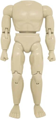 Miniatura 8 de Figures Toy Company Cuerpo muscular retro tipo S de 8 pulgadas (afroamericano)