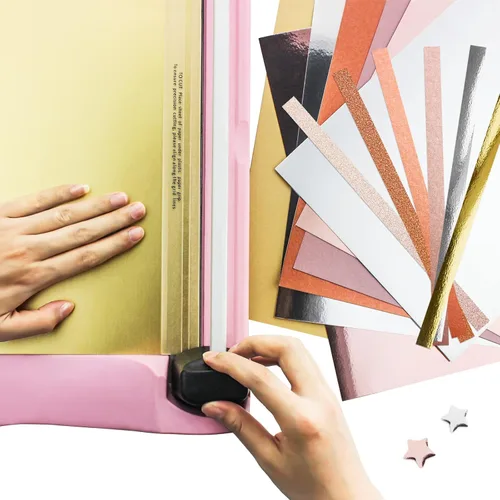 Miniatura 4 de Cartulina gruesa metálica A4, 32 hojas de papel de cartulina de 8.82 oz/m² para hacer tarjetas, álbumes de recortes, proyectos escolares, cartulina