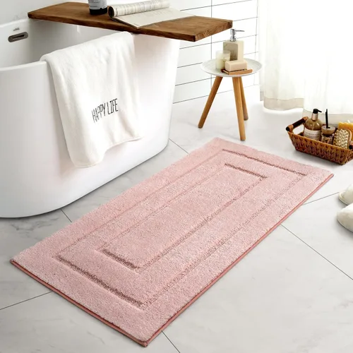 Miniatura 133 de GRANNY SAYS Alfombras de baño antideslizantes, lavables, extra suaves y absorbentes de agua para baño, alfombra de baño peluda de felpa, alfombra