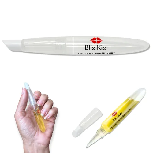 Miniatura 6 de Bliss Kiss Bolígrafo recargable de aceite para cutículas para uñas - Pluma vacía de aceite de 8 ml con aplicador de pincel de un solo paquete