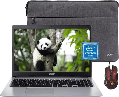 acer Laptop Chromebook de 15.6 pulgadas para estudiantes y empresas, pantalla HD, procesador Intel Celeron N4020 de doble núcleo (hasta 2.8 GHz),