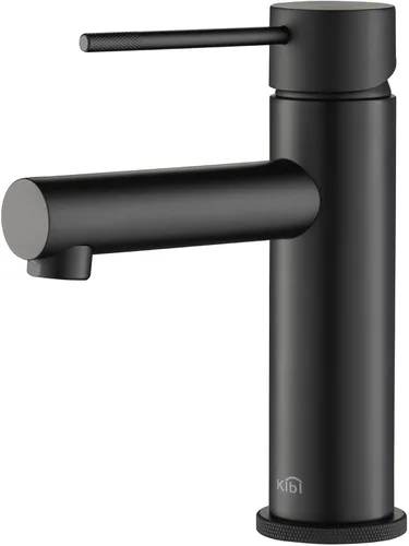 Miniatura 13 de KIBI Circular X latón sola manija baño vanidad fregadero grifo, grifo de lavabo con manguera de agua
