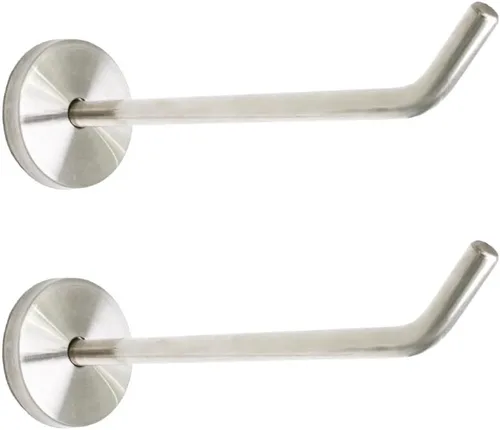 Miniatura 8 de Gancho largo de acero inoxidable cepillado para colgar abrigos, gancho de montaje en pared, apto para cocina, dormitorio, sala de estar, baño