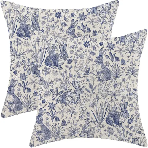 Miniatura 11 de AEIOAE Juego de 2 fundas de almohada de San Valentín de 16 x 16 pulgadas, almohadas de corazón rojo de amor de algodón para decoración del día