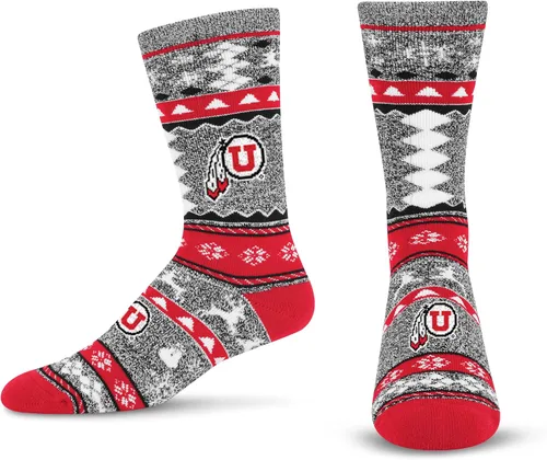 Miniatura 29 de For Bare Feet Ugly Holiday Sweater Crew Sock NCAA