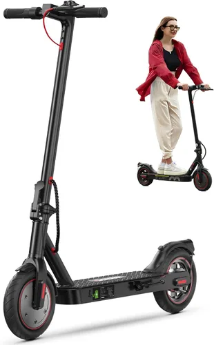 iScooter - Scooter eléctrico con autonomía de 23/18/12 millas, velocidad máxima de 22/19/18 mph, con control de crucero y sistema de doble freno,
