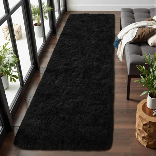Miniatura 21 de Macgace - Alfombras pequeñas para dormitorio, 2 x 3, beige, antideslizante, alfombra de área, súper suave, de felpa esponjosa, alfombra moderna