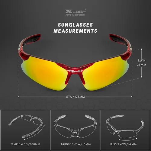 Miniatura 7 de Lentes de sol deportivas para niños y niñas de 3 a 10 años de edad, para béisbol, ciclismo, softbol, lentes UV400