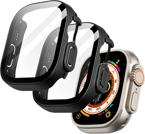 Miniatura 36 de JETech Funda con protector de pantalla para Apple Watch SE 3/2/1 (2025/2022/2020)/Series 6 5 4 de 1.575 pulgadas, cubierta protectora total, Negro