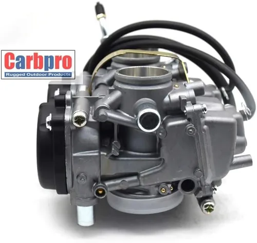 Miniatura 6 de Carburador YFM660 para Yamaha Raptor 660 660R YFM660 YFM660 660R Carb con filtro de aire espuma y válvula de combustible Petcock Raptor Reemplazar