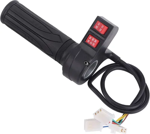 Miniatura 6 de Mango universal del acelerador de bicicleta eléctrica, 3 velocidades ajustable con control de avance/retroceso