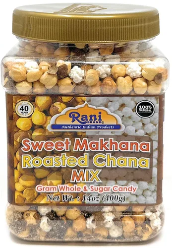 Miniatura 13 de Rani Chana asada (garbanzos) Sabor pimienta negra 14oz (400g) Tarro PET ~ Todo natural Vegano Sin conservantes Apto para gluten Kosher