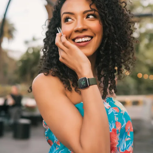 Miniatura 4 de Witzon Compatible con Fitbit Versa/Versa Lite/Versa 2 bandas para mujeres y hombres, correa elástica ajustable de repuesto para reloj inteligente