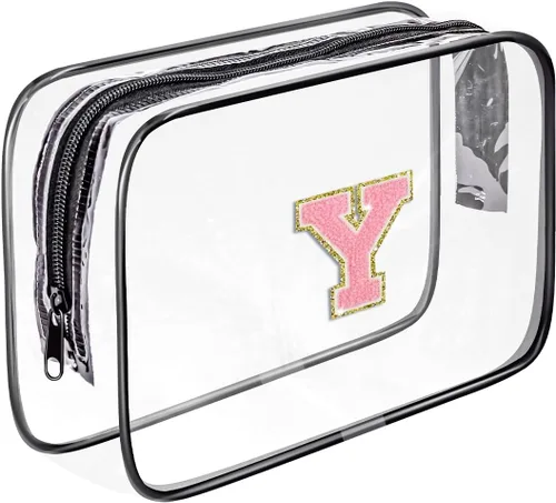 Miniatura 15 de Bolsa de aseo transparente Fodofodo, bolsa de aseo de viaje portátil, bolsa de maquillaje impermeable, organizador de almacenamiento de cosméticos