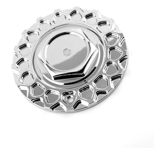 Miniatura 5 de Juego de 4 tapas centrales de rueda RS Style 5 de 6.614 in (6.61 pulgadas), color plateado cromado para rueda #09.24.08#247L169#135S170 Cromado Plata