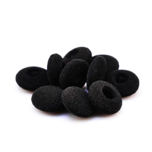 Miniatura 2 de uxcell 100 piezas de almohadillas de repuesto para auriculares de esponja negra