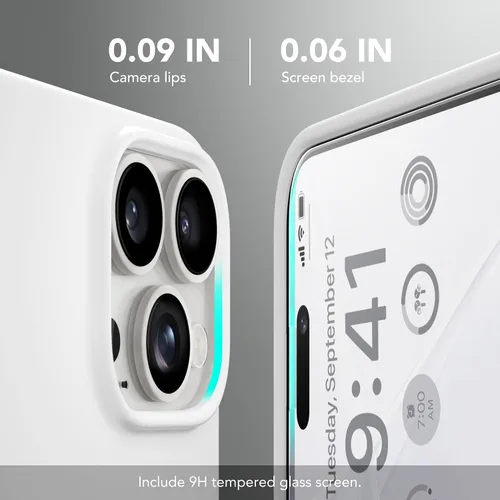 Miniatura 173 de GONEZ Funda de silicona para iPhone 15 Pro Max, compatible con Magsafe, protector de cámara + protector de pantalla, forro de microfibra suave