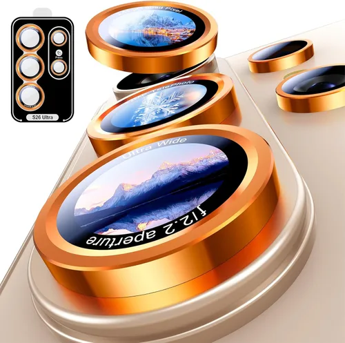 Miniatura 23 de Uyiton para iPhone 17 Pro Max/17 Pro/16 Pro Max/16 Pro/15 Pro Max/15 Pro/14 Pro Max/14 Pro Protector de lente de cámara - Cubierta de cámara