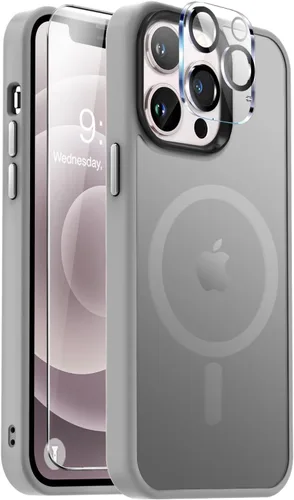 Miniatura 21 de Vooii Funda para iPhone SE 3ª/2ª/2020 con Magnético, Funda iPhone 8/7 [Compatible con Magsafe] [Diseño Integrado] Sensación de Agarre Cómoda Delgada