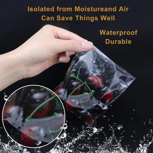 Miniatura 5 de NEOACT 400 bolsas de celofán resellables transparentes de 4 x 4.73 pulgadas, buenas para panadería, velas, jabón, bolsas de polietileno para galletas