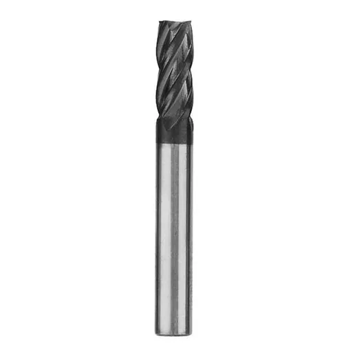 Miniatura 15 de joleully Fresa de Extremo Cuadrado de Carburo de 1/2", HRC 45 Grados Extremo Único 4 Flautas Recubrimiento AlTiN Brocas de Fresado