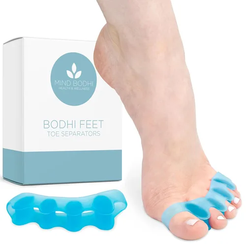 Miniatura 14 de Mind Bodhi Separadores de dedos de los pies/Espaciadores de dedos de los pies - Para hombres y mujeres - Tamaño grande - Negro